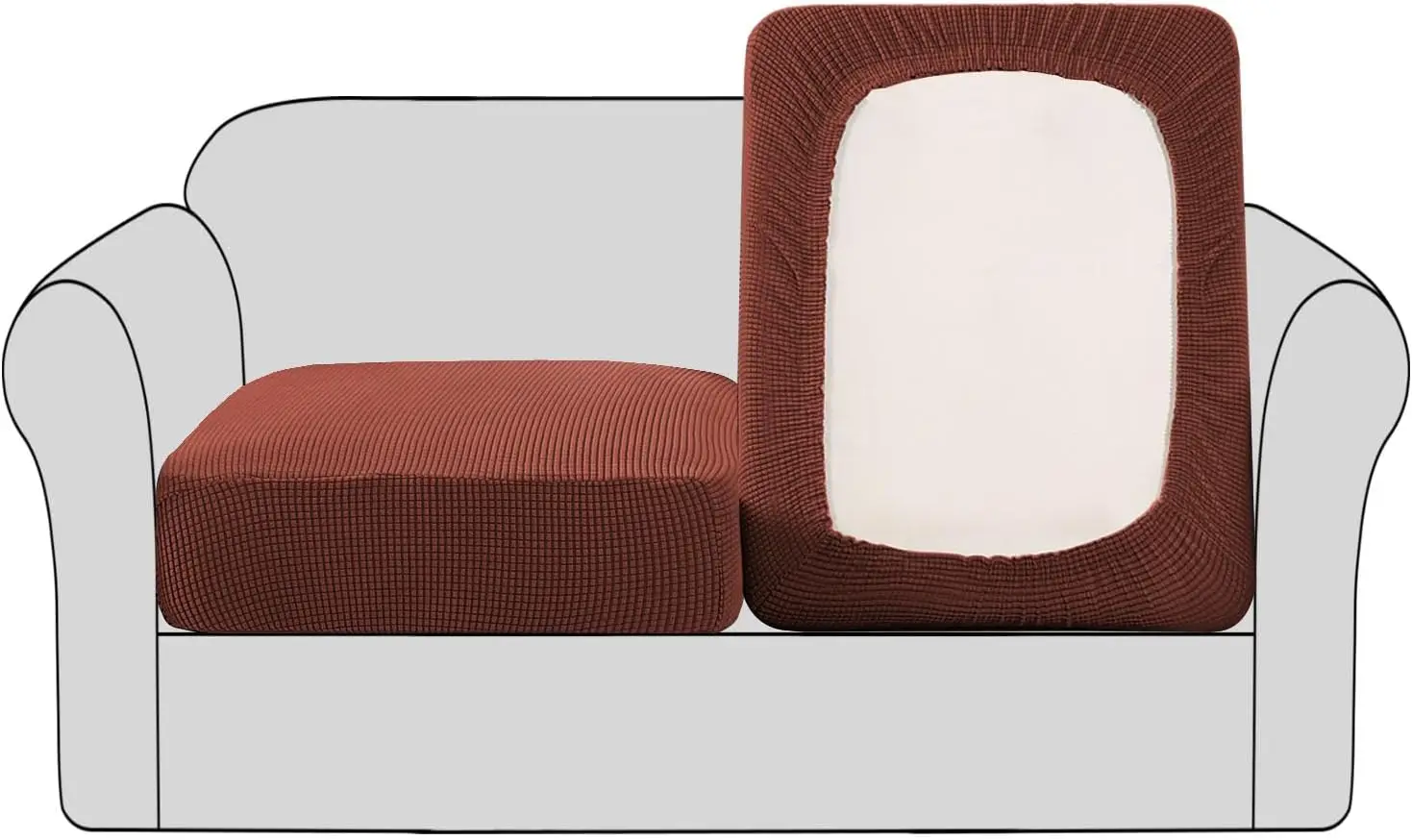 High Stretch Couch Cushion Covers,Chair Sofa Seat Slipcovers Couch Cushion Cover Stretch Furniture Protector For Kids, Pets(2
High Stretch Couch Cushion Covers,Chair Sofa Seat Slipcovers Couch Cushion Cover Stretch Furniture Protector For Kids, Pets(2