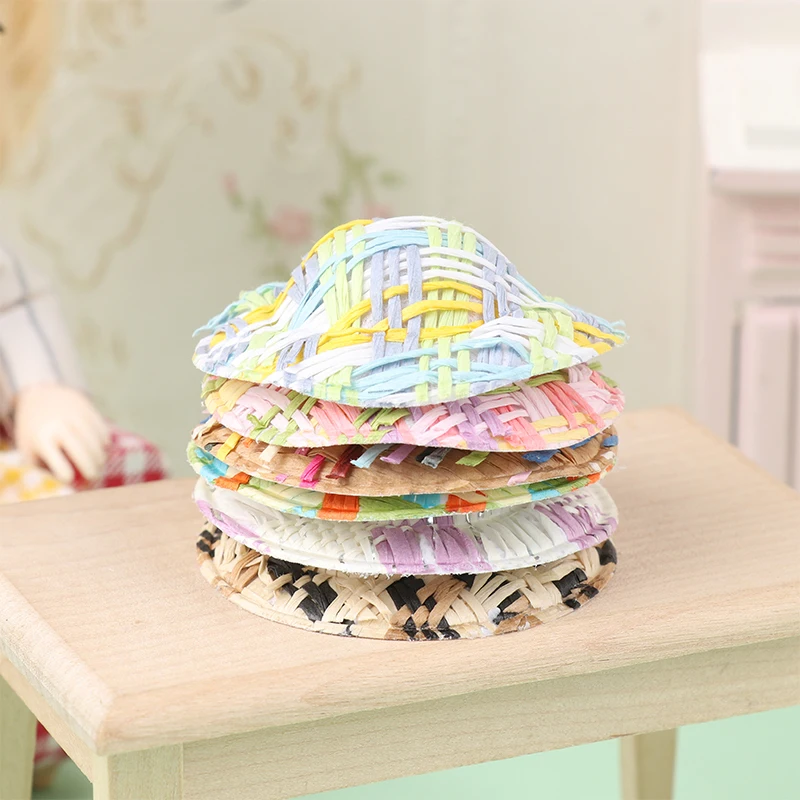 5Pcs 1/12 Dollhouse Mini Weaved Straw Hats Dolls Dress Up Toy Dollhouse Decorations Accessories Kid Pretend Play Toys
5Pcs 1/12 Dollhouse Mini Weaved Straw Hats Dolls Dress Up Toy Dollhouse Decorations Accessories Kid Pretend Play Toys