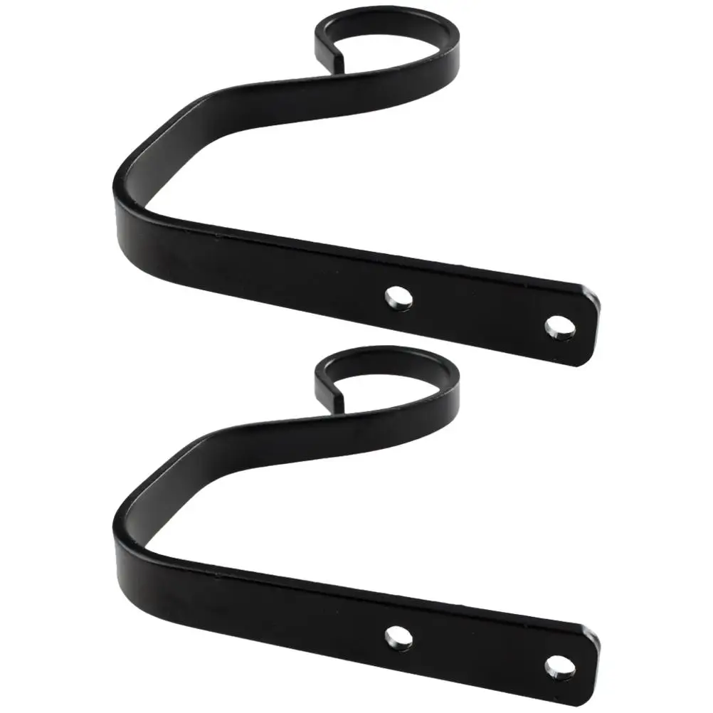 2 Pcs Basket Hanging Plant Support Hook for Plants Outdoor Metal Bracket Black Brackets
2 Pcs Basket Hanging Plant Support Hook for Plants Outdoor Metal Bracket Black Brackets