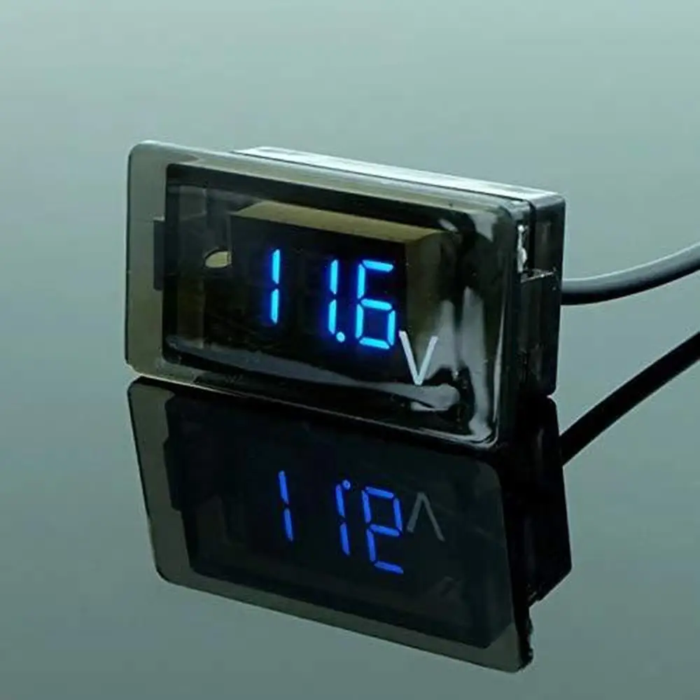 9V-18V Digital Waterproof LED Display Voltmeter for motorcycles, cars, trailers
9V-18V Digital Waterproof LED Display Voltmeter for motorcycles, cars, trailers