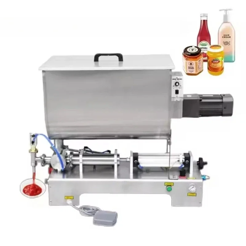 PBOBP Semi-Automatic Horizontal Screw Piston High Viscosity Paste Can Bottle Filler Tomato Chilli Sauce Filling Mixing Machine
PBOBP Semi-Automatic Horizontal Screw Piston High Viscosity Paste Can Bottle Filler Tomato Chilli Sauce Filling Mixing Machine