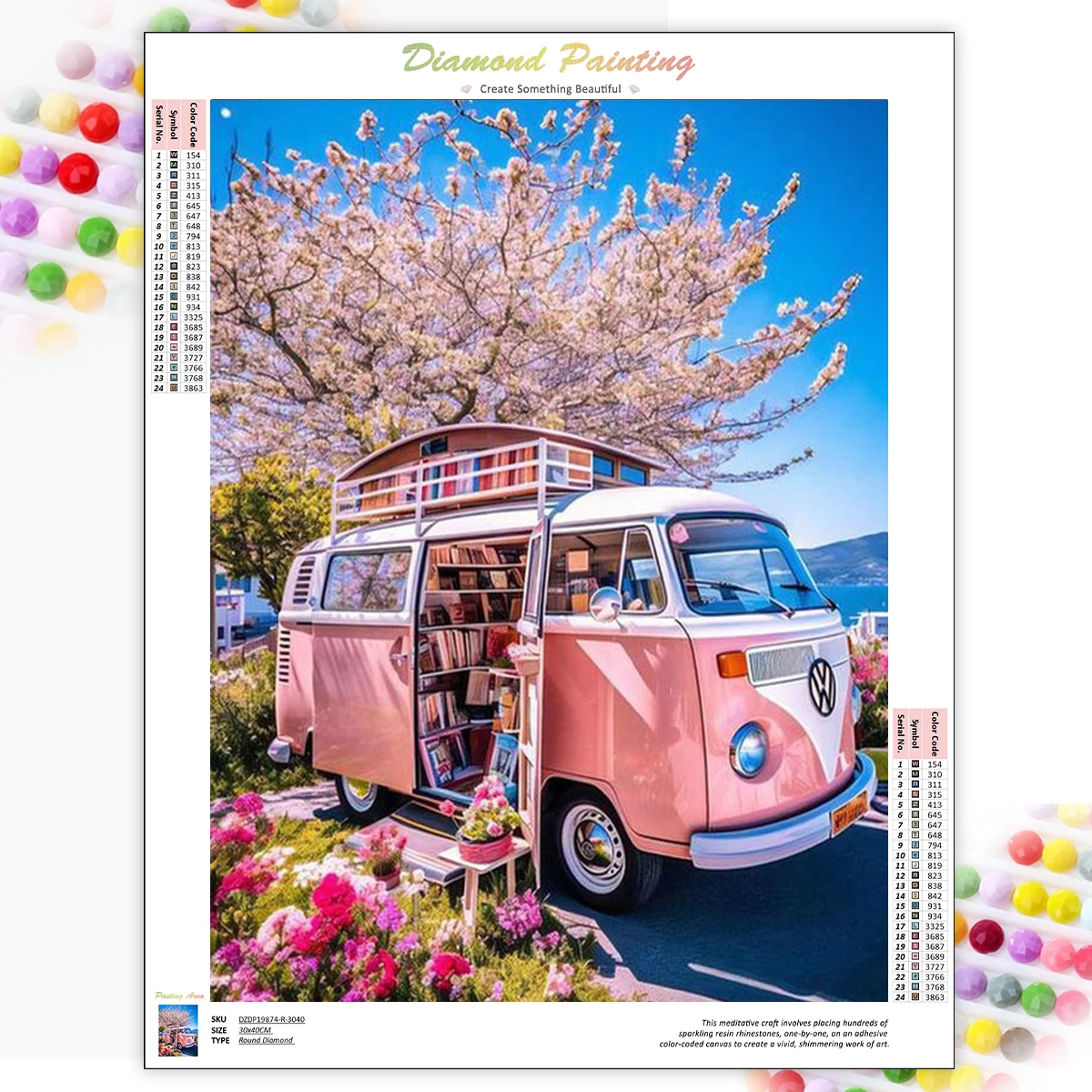 Flower Diamond Painting New 2023 Book On Bus Full Diamond Mosaic Embroidery Cross Stitch Kit Diamond Painting Home Decor
Flower Diamond Painting New 2023 Book On Bus Full Diamond Mosaic Embroidery Cross Stitch Kit Diamond Painting Home Decor