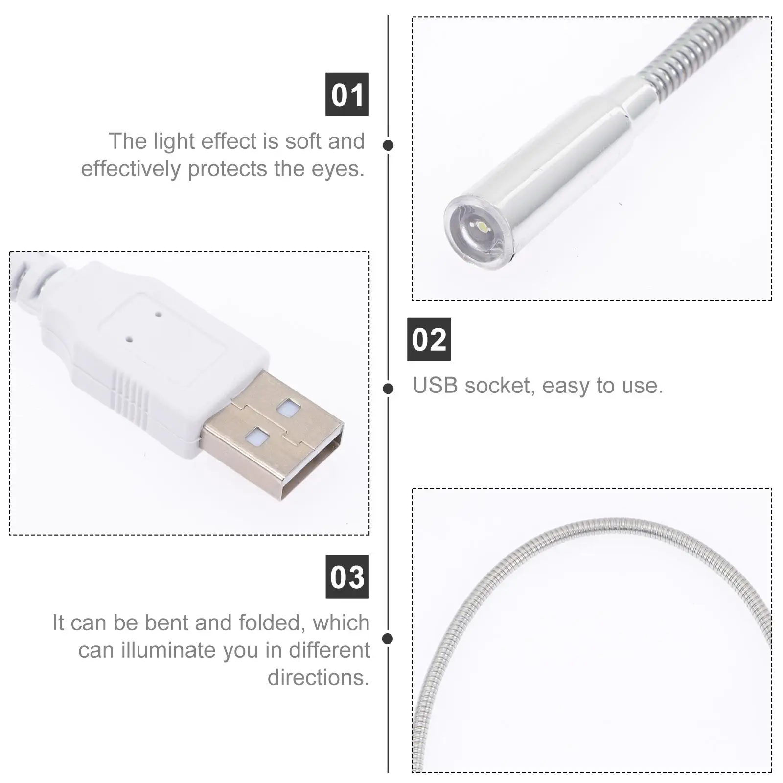 4 Pcs USB Computer Lamp Portable Night Lamp Protection Usb Light LED For Office Bedroom Foldable Gift
4 Pcs USB Computer Lamp Portable Night Lamp Protection Usb Light LED For Office Bedroom Foldable Gift