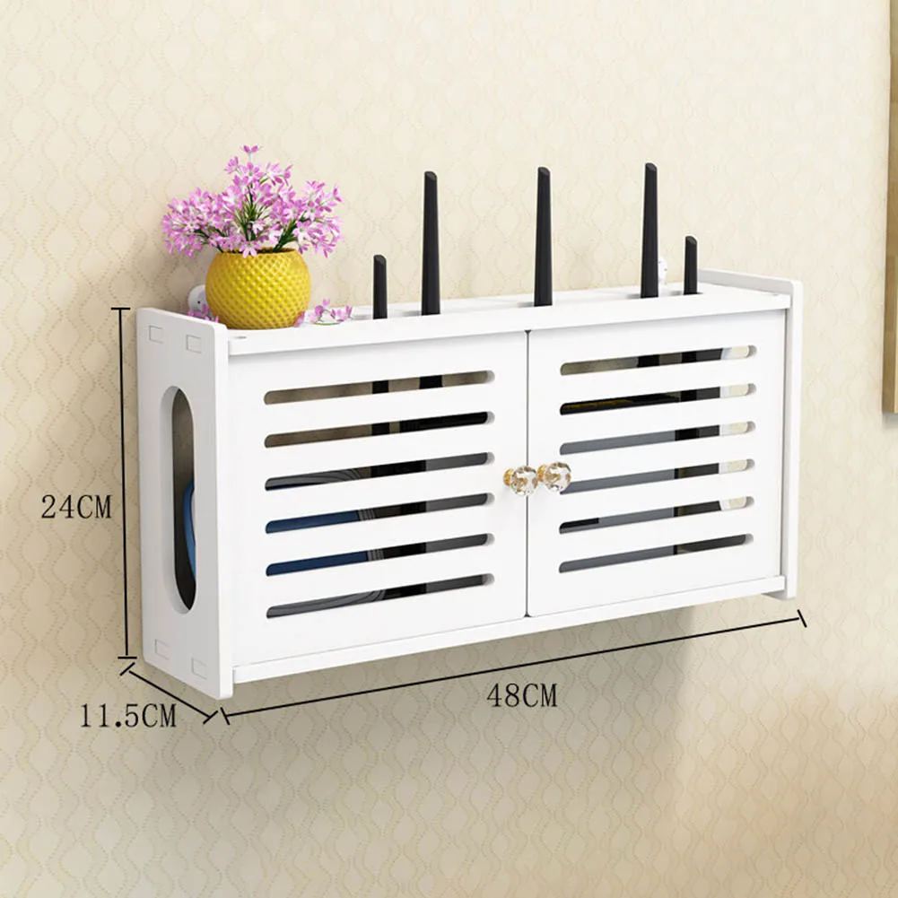 Multi-purpose Wifi Router Rack Bracket Holder Modern Organization Home Decor Wall Mounted Router Box Living Room Organizer
Multi-purpose Wifi Router Rack Bracket Holder Modern Organization Home Decor Wall Mounted Router Box Living Room Organizer