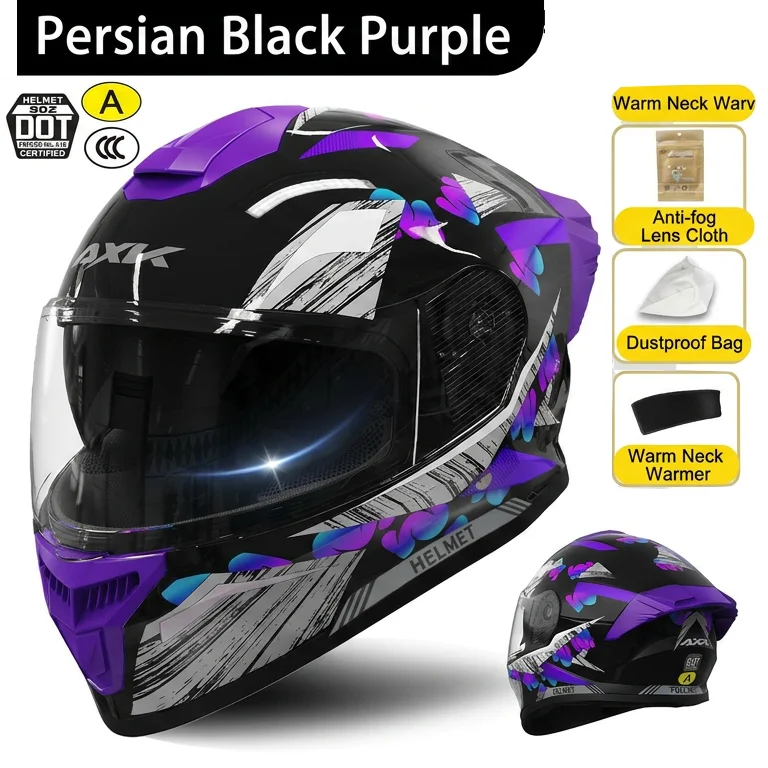 Motorcycle helmet, men's and women's dual lens full face helmet, motorcycle sports car, all season full face helmet
Motorcycle helmet, men's and women's dual lens full face helmet, motorcycle sports car, all season full face helmet
