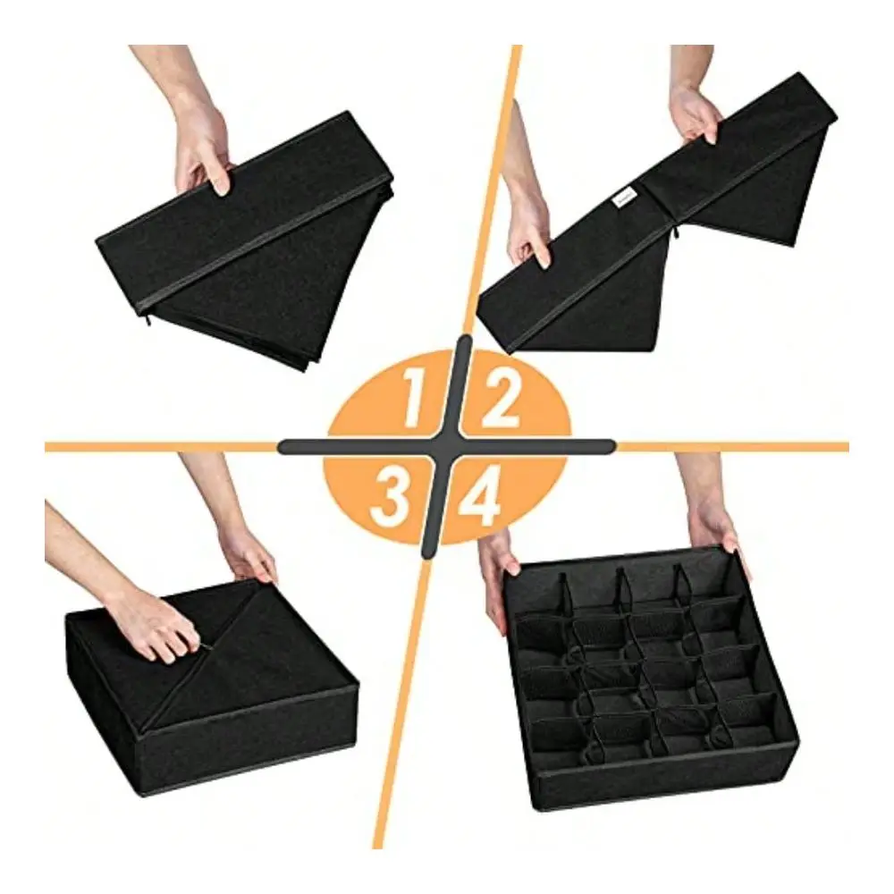 Pack Sock Underwear Organizer Diders 64 C Faic Foldable Cabinet Closet And Stoe Boxes Sto Socks Underwear Ties 62424 C Black
Pack Sock Underwear Organizer Diders 64 C Faic Foldable Cabinet Closet And Stoe Boxes Sto Socks Underwear Ties 62424 C Black