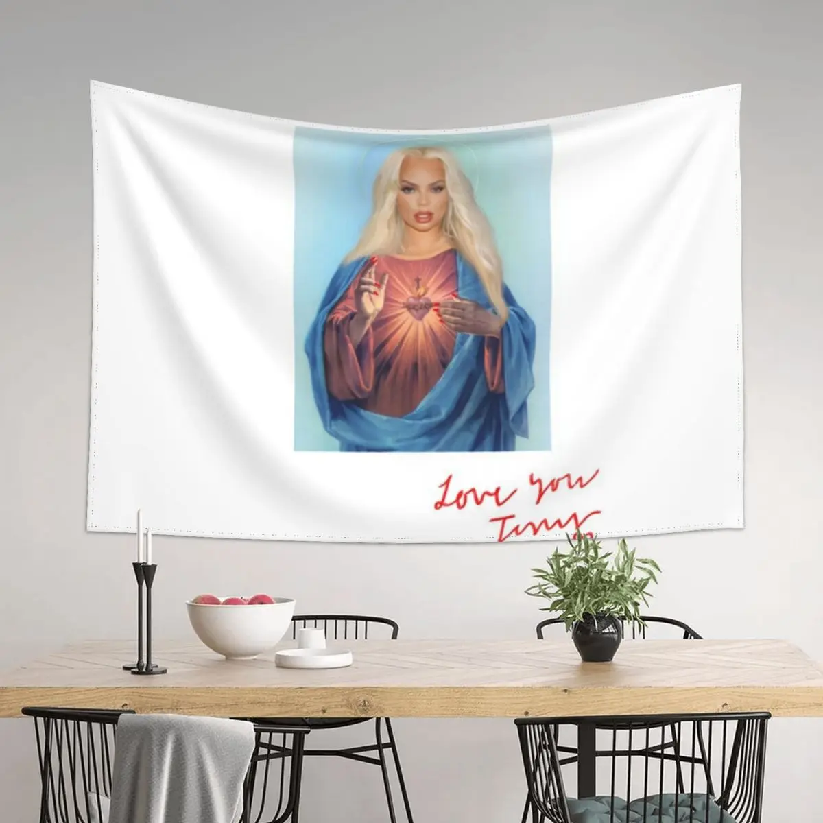 Trisha Paytas Jesus Tapestry Outdoor Decor Room Decor Korean Style Wall Carpet Tapestry
Trisha Paytas Jesus Tapestry Outdoor Decor Room Decor Korean Style Wall Carpet Tapestry