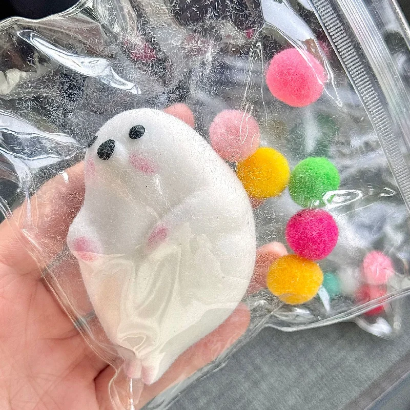 Taba Squishy Kawaii Gray White Plush Seal Sea Lion Fidget Sitting Uneasy Children's Toy Cute Slow Rebound Capybara Holiday Gift
Taba Squishy Kawaii Gray White Plush Seal Sea Lion Fidget Sitting Uneasy Children's Toy Cute Slow Rebound Capybara Holiday Gift