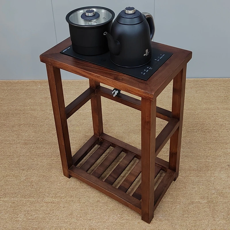Solid wood tea cabinet kettle integrated household living room sofa mobile tea table side boiling water table side a few small
Solid wood tea cabinet kettle integrated household living room sofa mobile tea table side boiling water table side a few small