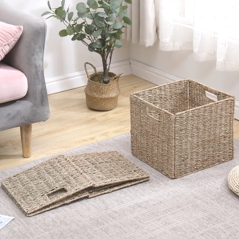 Storage BasketsWoven Seagrass Farmhouse Kitchen Storage Organizer Basket Bin with Handles for Cabinets Pantry
Storage BasketsWoven Seagrass Farmhouse Kitchen Storage Organizer Basket Bin with Handles for Cabinets Pantry