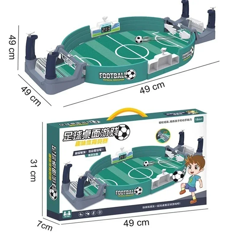New Tabletop foosball game table for two players, a desktop game and an educational toy for parent-child interaction.
New Tabletop foosball game table for two players, a desktop game and an educational toy for parent-child interaction.