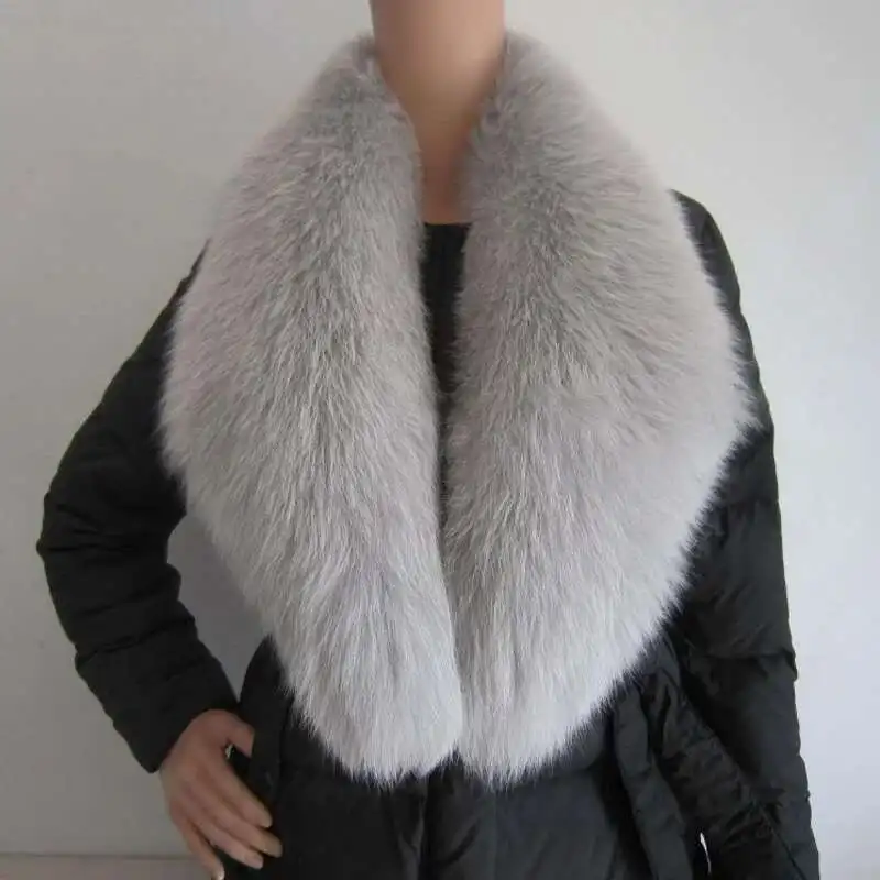 Real Fox Fur Collar Winter Neck Warmer Women Jackets Hood Fur Shawl Big Size Scarves Warm Thick Shawl For Women Black Fur Collar
Real Fox Fur Collar Winter Neck Warmer Women Jackets Hood Fur Shawl Big Size Scarves Warm Thick Shawl For Women Black Fur Collar