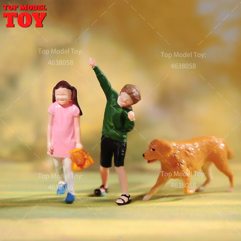 Painted Miniatures 1/64 1/43 1/87 Dancing Little Boy Happy Girl Dog Scene Figure Dolls Unpainted Model For Cars Vehicles Toy
Painted Miniatures 1/64 1/43 1/87 Dancing Little Boy Happy Girl Dog Scene Figure Dolls Unpainted Model For Cars Vehicles Toy