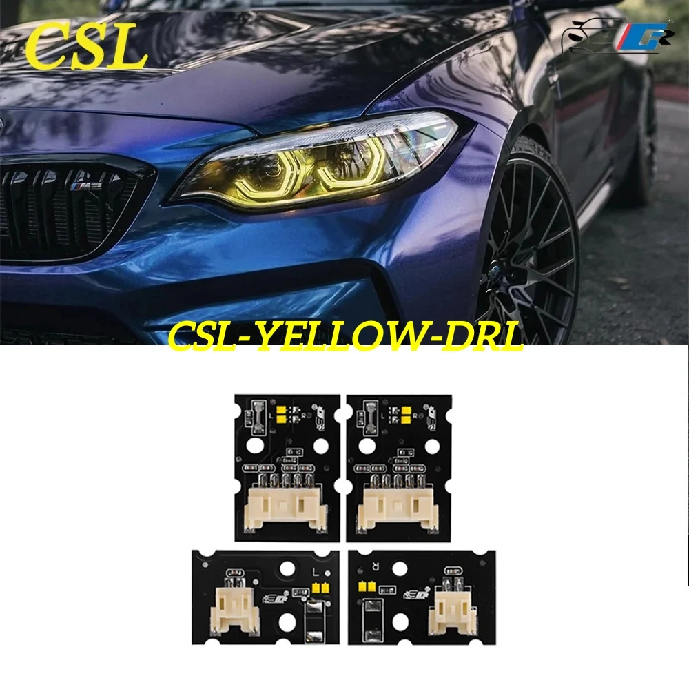 FULOWAY For BMW M2 2 series DRL Yellow Red Blue Angel Eyes multicolor LED F22 F23 F87 LCI daytime running lights 63117494851/6
FULOWAY For BMW M2 2 series DRL Yellow Red Blue Angel Eyes multicolor LED F22 F23 F87 LCI daytime running lights 63117494851/6