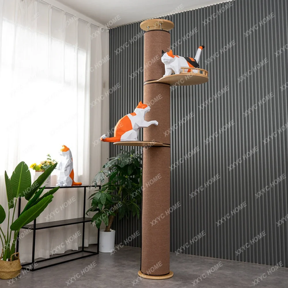 Tongtianzhu Cat Tree Cat Climbing Frame Super Thick Column Solid Wood Cat Tongtianzhu
Tongtianzhu Cat Tree Cat Climbing Frame Super Thick Column Solid Wood Cat Tongtianzhu