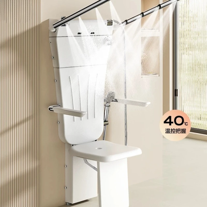 Multifunctional wall-mounted seat bath for the elderly, bath chair folding shower screen, shower armrest
Multifunctional wall-mounted seat bath for the elderly, bath chair folding shower screen, shower armrest