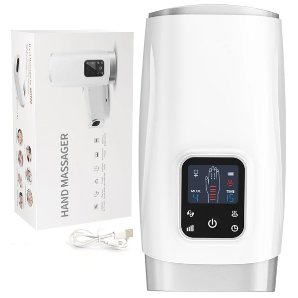 Air Pressure Hand Massager Machine with Heat, Hand, Wrist Fingers Massager Compression Point Therapy
Air Pressure Hand Massager Machine with Heat, Hand, Wrist Fingers Massager Compression Point Therapy