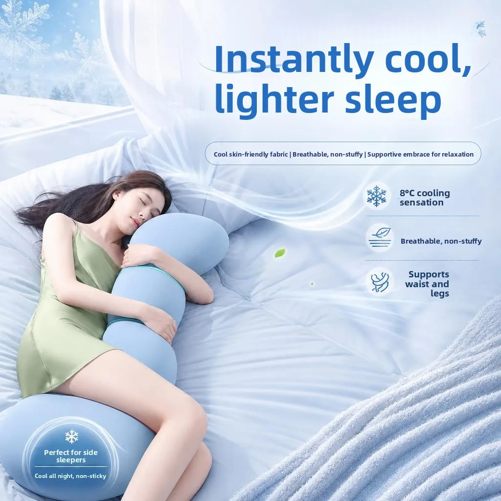 Sleeping Pillow for Women Side Sleepers Leg Clasping Ergonomic Washable Long Slim Adult Body Shape Cool Feeling Pillow
Sleeping Pillow for Women Side Sleepers Leg Clasping Ergonomic Washable Long Slim Adult Body Shape Cool Feeling Pillow