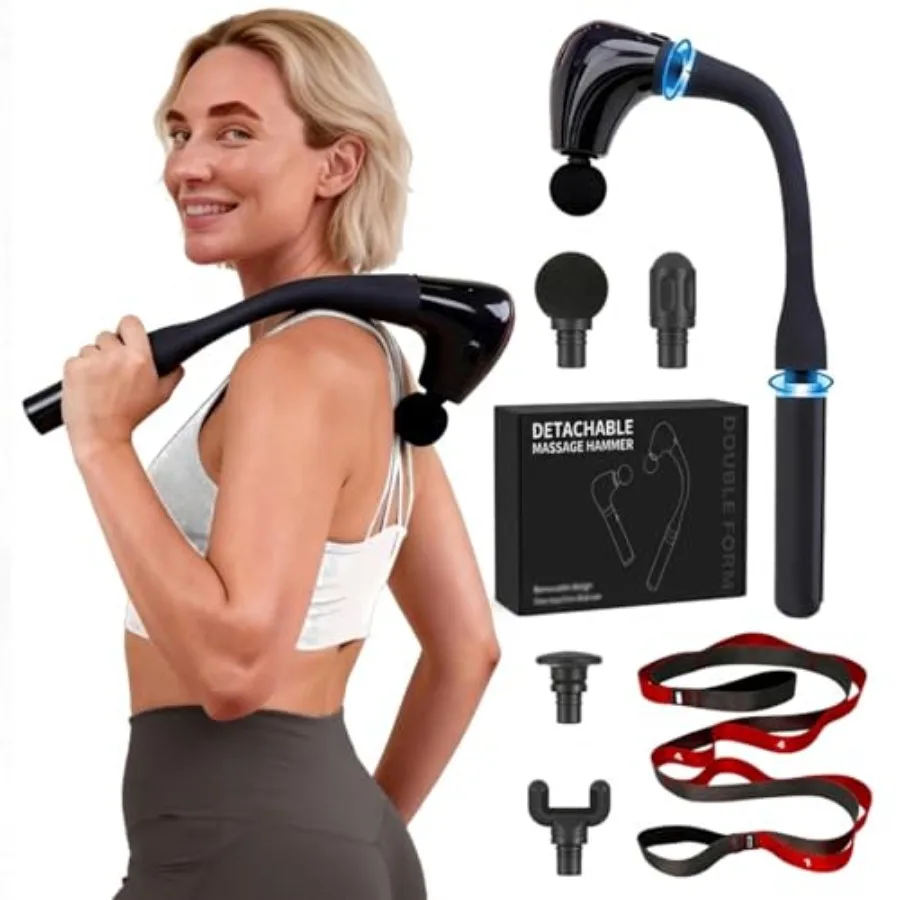 2-in-1 Massage Gun Deep Tissue with 20'' Extension Handle and Stretching Strap Neck Massager for Pain Relief Handheld Percussio
2-in-1 Massage Gun Deep Tissue with 20'' Extension Handle and Stretching Strap Neck Massager for Pain Relief Handheld Percussio