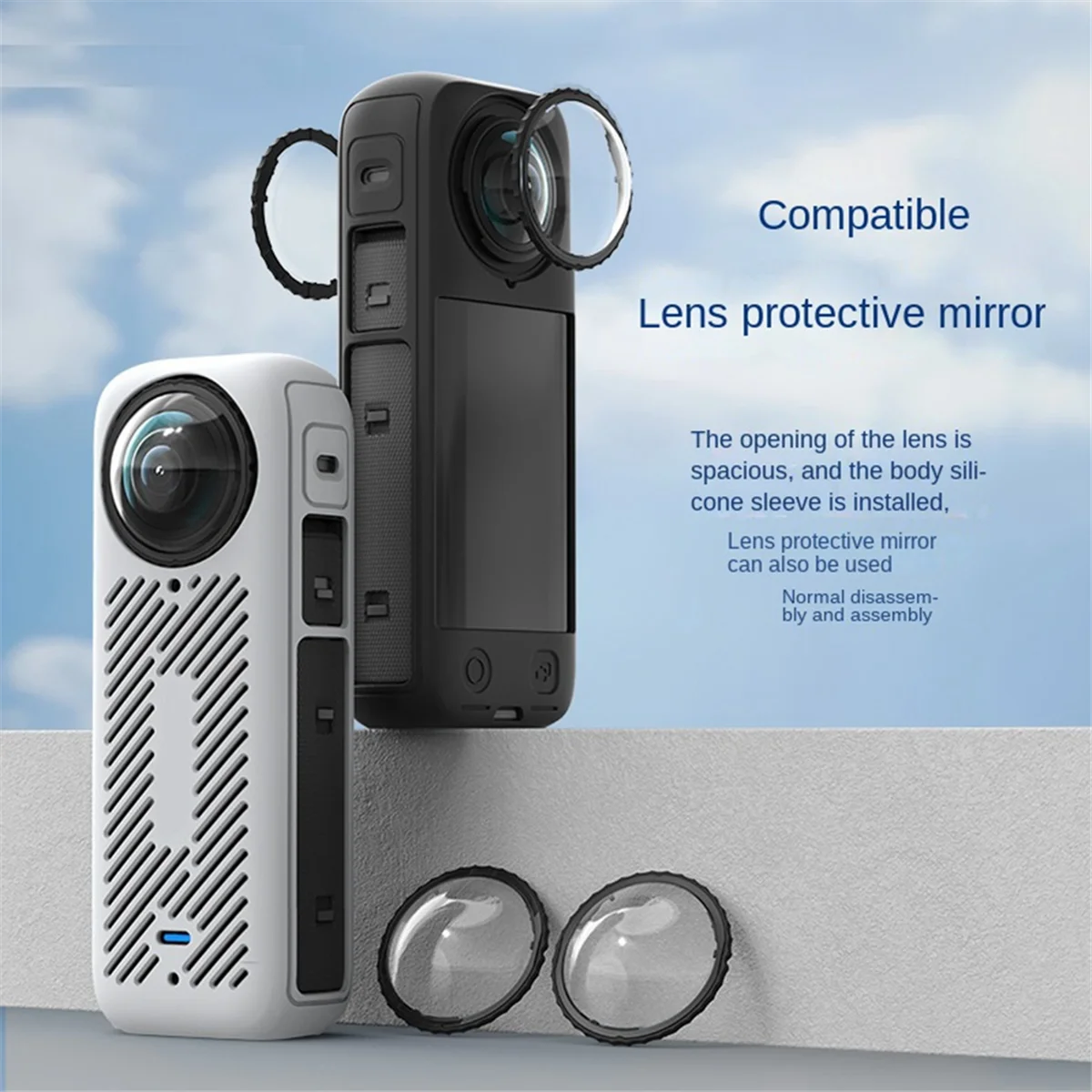 A10Z-Silicone Protective Kit for Insta360 X4 Body Silicone Case X4 Lens Kit Sports Camera Protective Accessories
A10Z-Silicone Protective Kit for Insta360 X4 Body Silicone Case X4 Lens Kit Sports Camera Protective Accessories