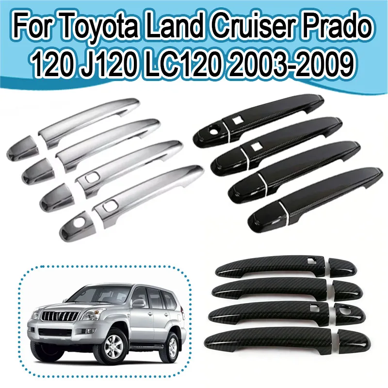 Декоративные накладки на ручки дверей для Toyota Land Cruiser Prado 120 J120 LC120 2003-2009 (4-дверные модели)
Декоративные накладки на ручки дверей для Toyota Land Cruiser Prado 120 J120 LC120 2003-2009 (4-дверные модели)