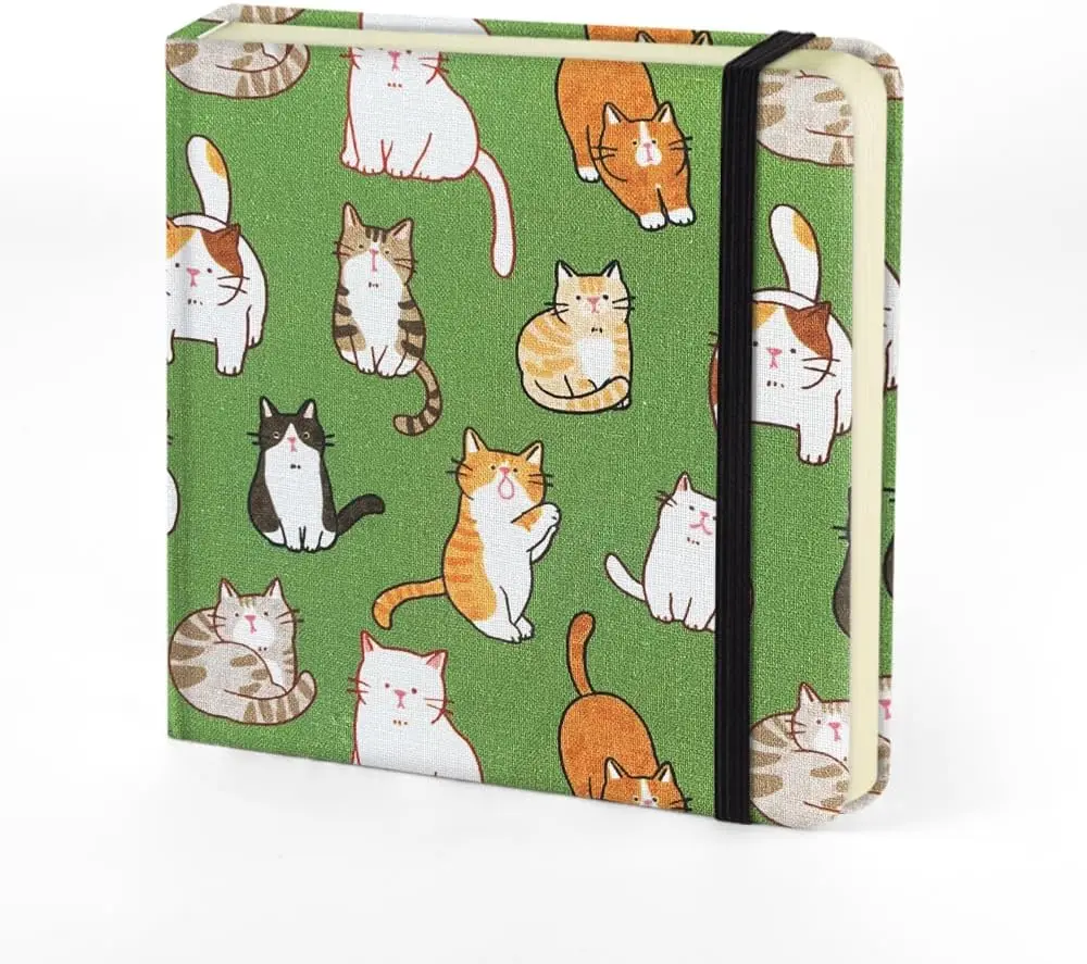 Mini Notebooks 4.8x4.8 80gsm Blank Pages Sketchbook Travel Journal Pocket Hardcover Paint Writing Notebook Fabric Cover Cat
Mini Notebooks 4.8x4.8 80gsm Blank Pages Sketchbook Travel Journal Pocket Hardcover Paint Writing Notebook Fabric Cover Cat