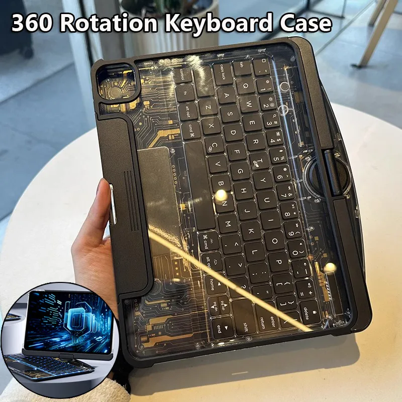 Touchpad Keyboard for IPad Air 11 2024 Air6 5 4 10.9 Pro 11 10th 2022 7/8/9th 10.2 9th 8th 7th Backlit Case with Drawer Pen Slot
Touchpad Keyboard for IPad Air 11 2024 Air6 5 4 10.9 Pro 11 10th 2022 7/8/9th 10.2 9th 8th 7th Backlit Case with Drawer Pen Slot