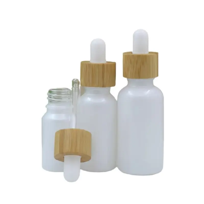15pcs Pearl White Essential Oil Dropper Vials Bamboo Wood Ring Lid 5ml 10ml 20ml 30ml 50ml Empty Glass Essence Refillable Bottle
15pcs Pearl White Essential Oil Dropper Vials Bamboo Wood Ring Lid 5ml 10ml 20ml 30ml 50ml Empty Glass Essence Refillable Bottle