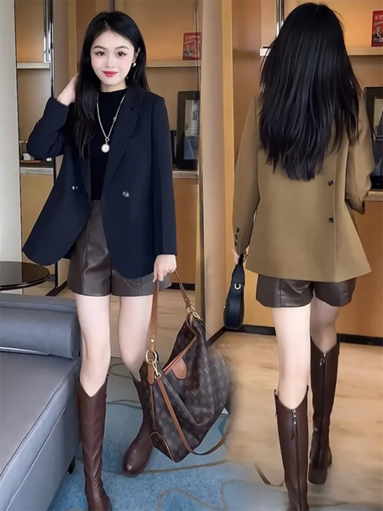 Casual ort Women's Suit Jaet Spring Autumn Faionable Breathable Thin Material Long Sve Single Button Closure Pure Color
Casual ort Women's Suit Jaet Spring Autumn Faionable Breathable Thin Material Long Sve Single Button Closure Pure Color