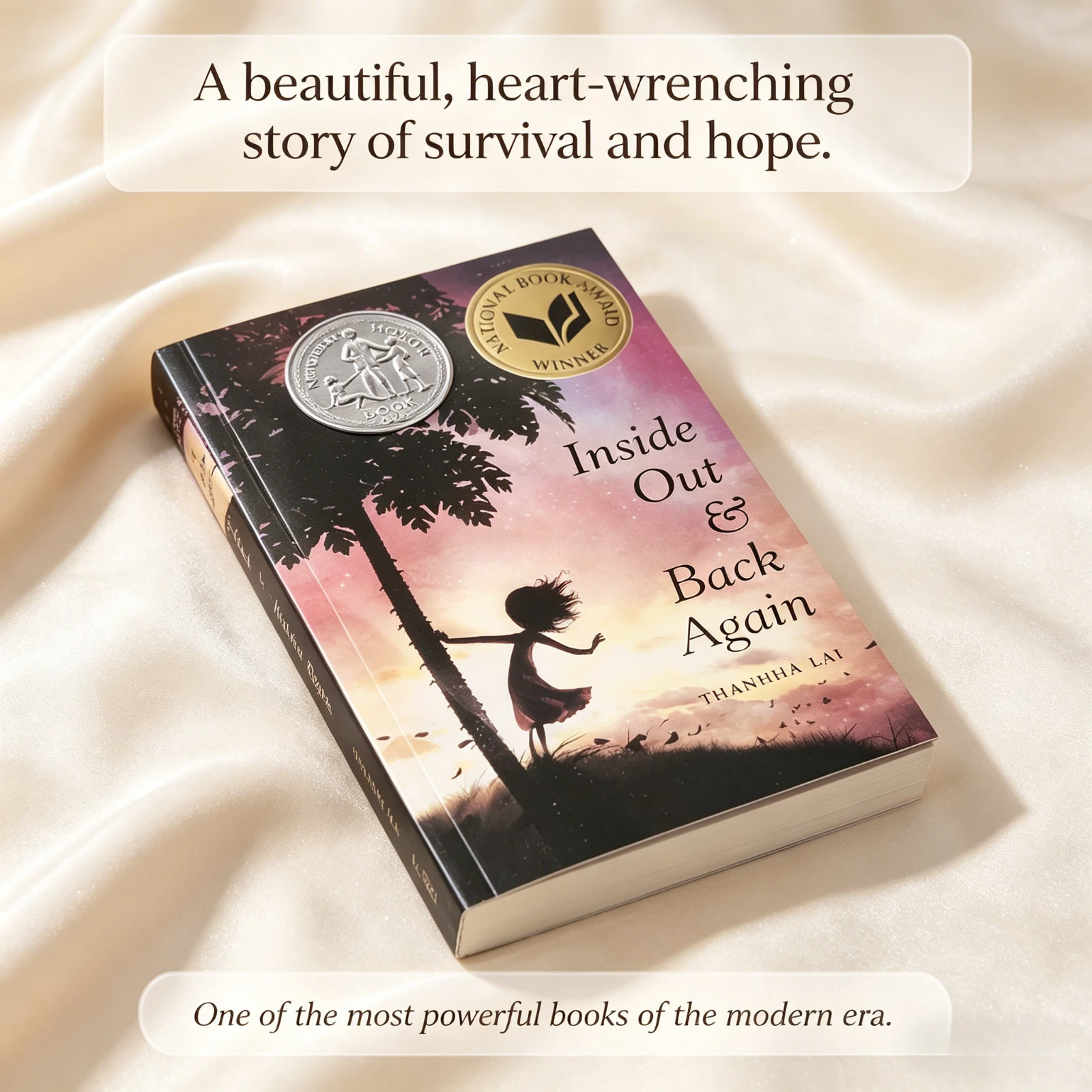 Inside Out & Back Again By Thanhha Lai Newbery Honor & National Book Award Winner YA Historical Fiction Novel Book
Inside Out & Back Again By Thanhha Lai Newbery Honor & National Book Award Winner YA Historical Fiction Novel Book