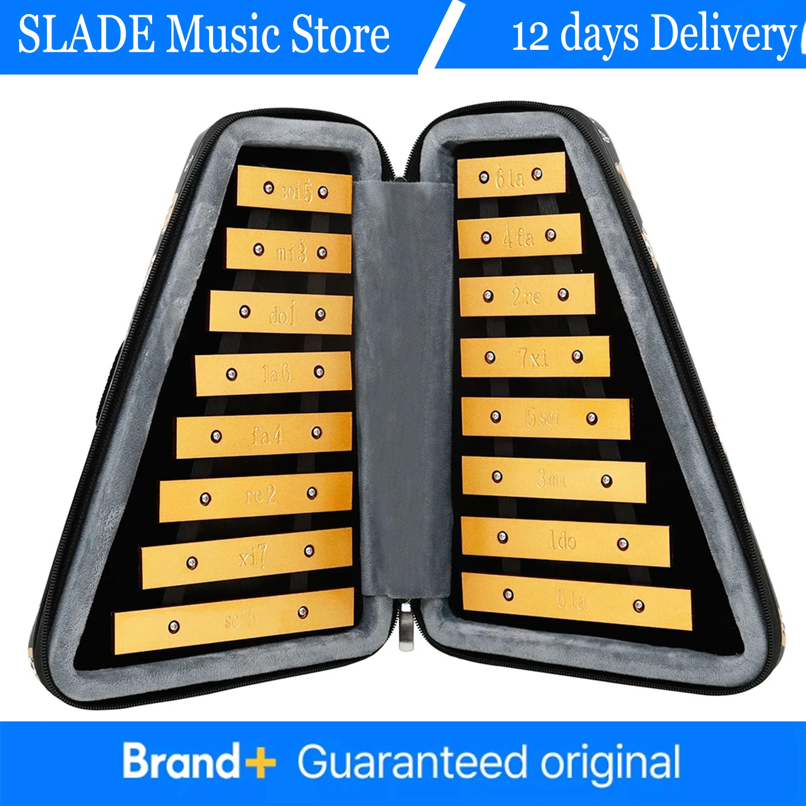 Orff AF-40 16 Tone Bell Lyre Metallic Tone Crisp And Bright Percussion Instrument Accessories Suitable For Beginners Tools
Orff AF-40 16 Tone Bell Lyre Metallic Tone Crisp And Bright Percussion Instrument Accessories Suitable For Beginners Tools