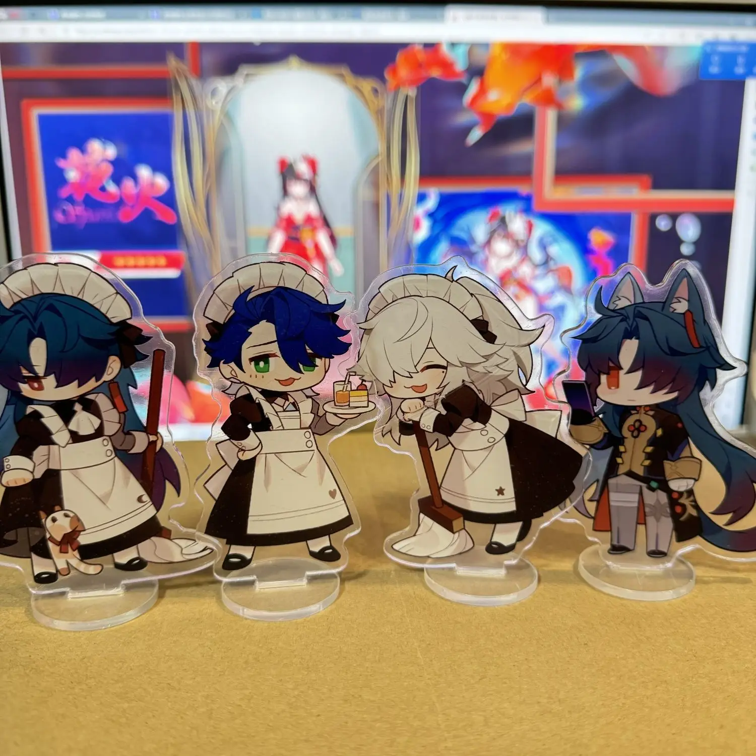 Honkai Star Rail Maid Series Acrylic Stand Jing Yuan Blade Sampo Figure Display Desk Decoration Ornament Game Goods Collection
Honkai Star Rail Maid Series Acrylic Stand Jing Yuan Blade Sampo Figure Display Desk Decoration Ornament Game Goods Collection