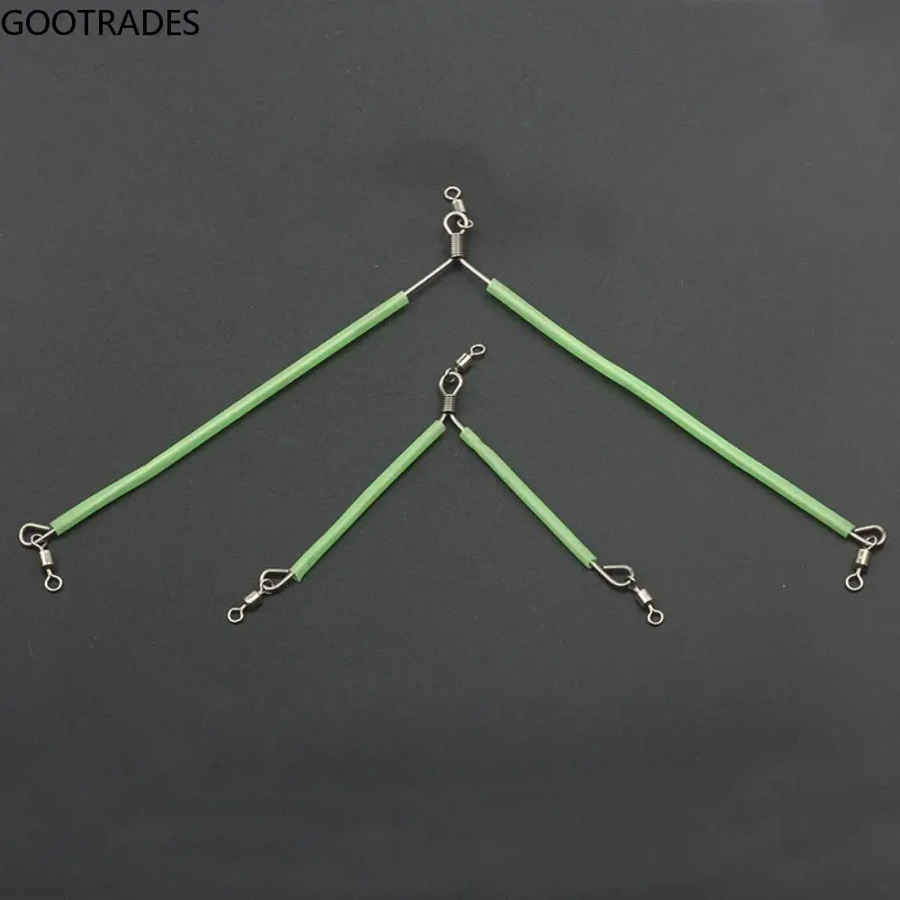 5PCS Luminous Fishing Balance Connector Anti Entanglement Trident Swivel Fishing Connector Durable T-shaped
5PCS Luminous Fishing Balance Connector Anti Entanglement Trident Swivel Fishing Connector Durable T-shaped