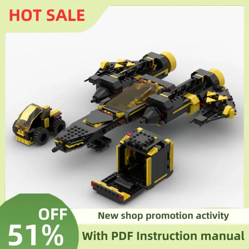 New 807Pcs Popular Space Technology Series Moc Blacktron spaceship Model Building Block Diy Creative Ideas Kid Toy Birthday Gift
New 807Pcs Popular Space Technology Series Moc Blacktron spaceship Model Building Block Diy Creative Ideas Kid Toy Birthday Gift