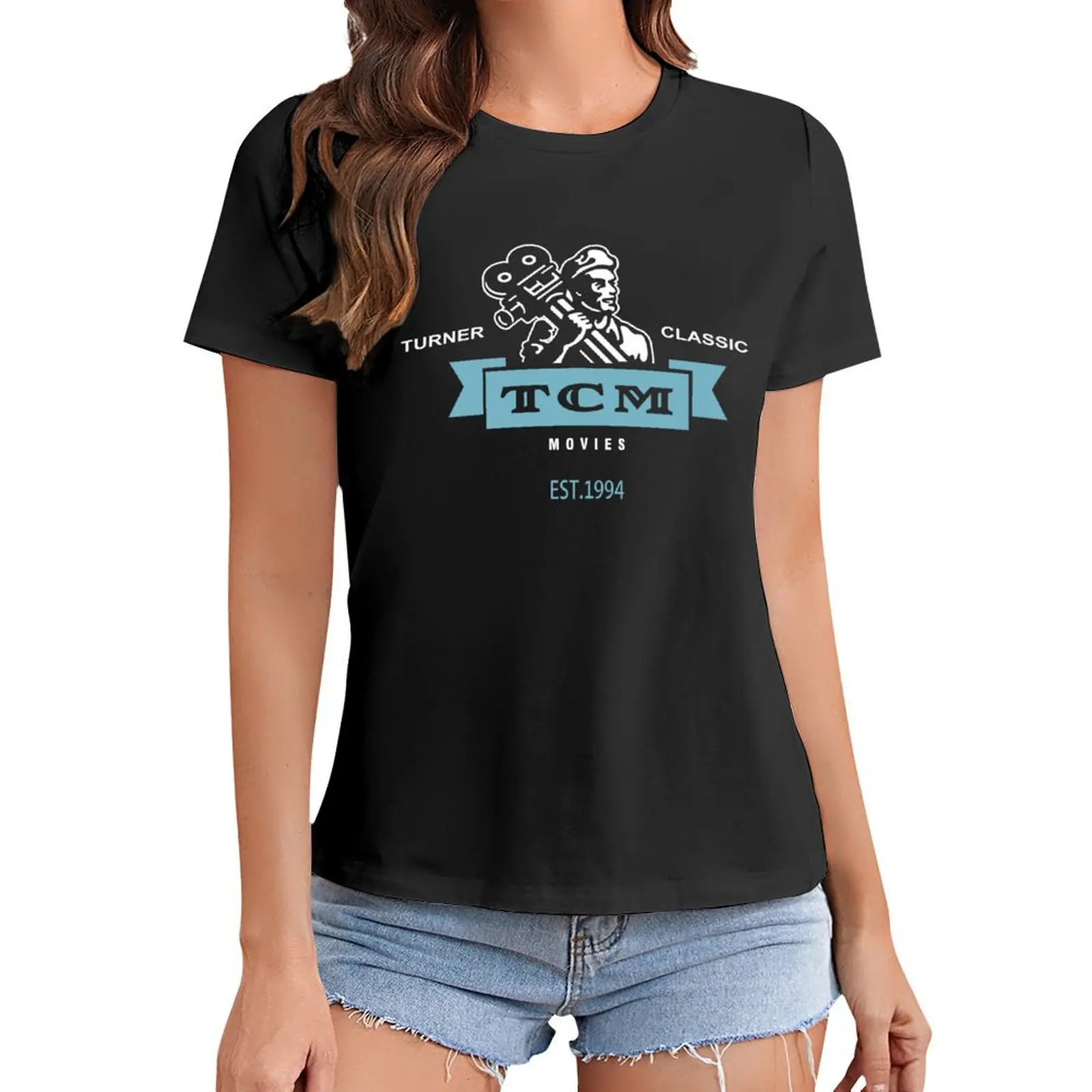 Retro Vintage Turner Classic Movies T-Shirt lady clothes blanks cute t-shirts for Women
Retro Vintage Turner Classic Movies T-Shirt lady clothes blanks cute t-shirts for Women