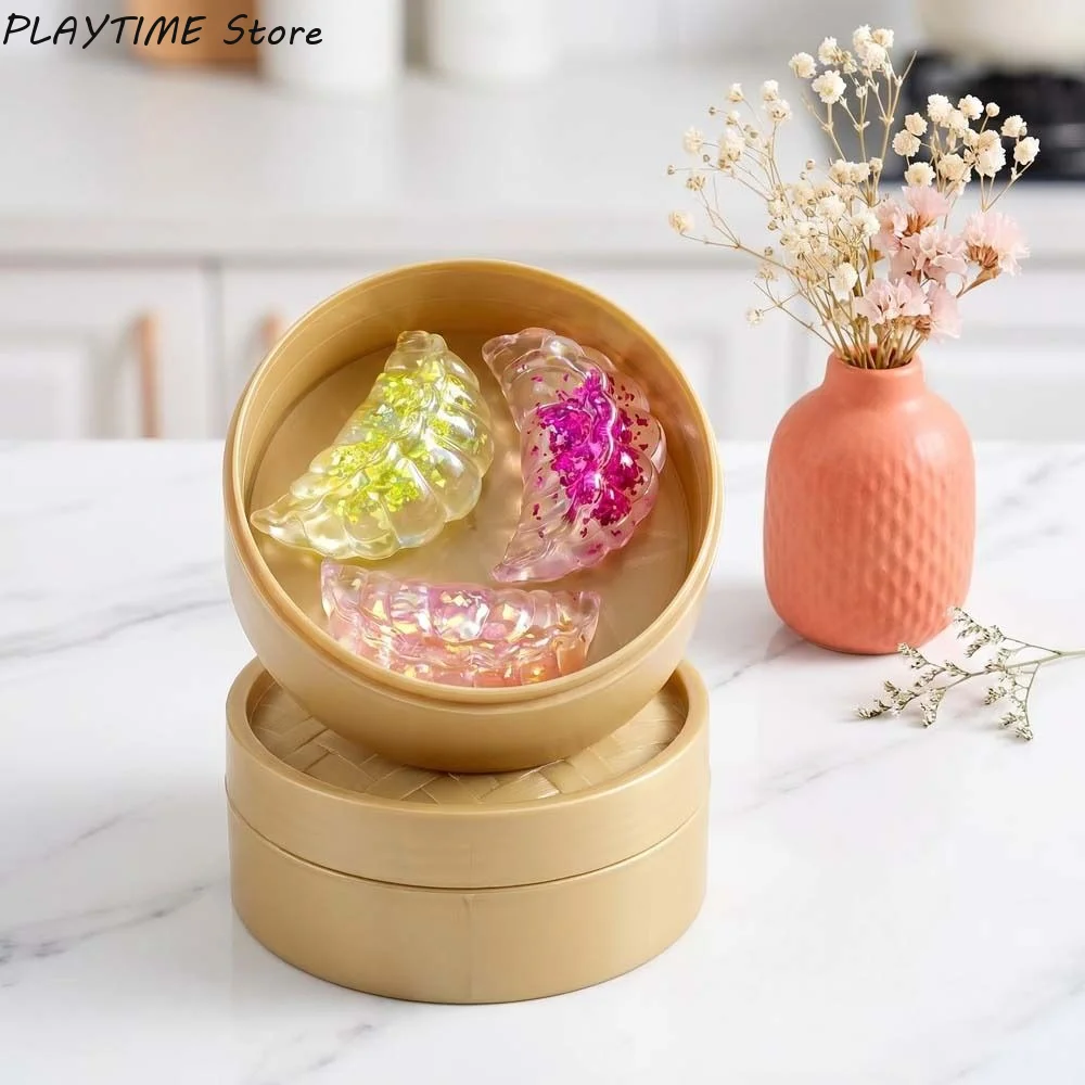 3pcs/set With Steamer Mini Dumplings Squishy Squeezable Cute Pinch Simulation Crystal Dumpling Crystal Fidget
3pcs/set With Steamer Mini Dumplings Squishy Squeezable Cute Pinch Simulation Crystal Dumpling Crystal Fidget