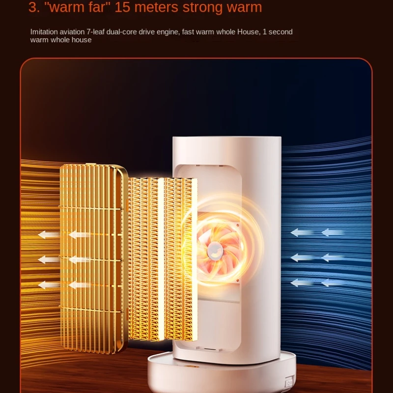 New type of indoor heater, energy-saving and energy-saving office desktop for household use heater mini heater space heater
New type of indoor heater, energy-saving and energy-saving office desktop for household use heater mini heater space heater
