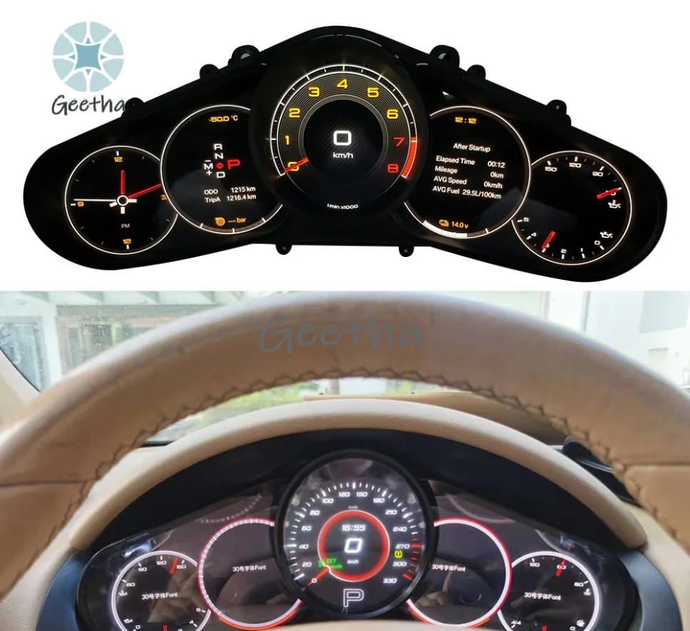 For Luxurious Interior Upgrade 12.3Inch Car LCD Cluster Display Digital Dashboard Instrument Speedometer Screen for Porsche Caye
For Luxurious Interior Upgrade 12.3Inch Car LCD Cluster Display Digital Dashboard Instrument Speedometer Screen for Porsche Caye