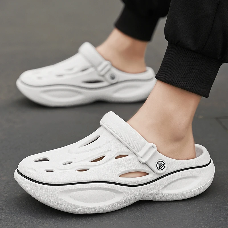 Summer Men Slippers Personalized Design Slides Outdoor Garden Shoe Waterproof Beach Slippers Flip Flop Male Casual Indoor Shoes
Summer Men Slippers Personalized Design Slides Outdoor Garden Shoe Waterproof Beach Slippers Flip Flop Male Casual Indoor Shoes