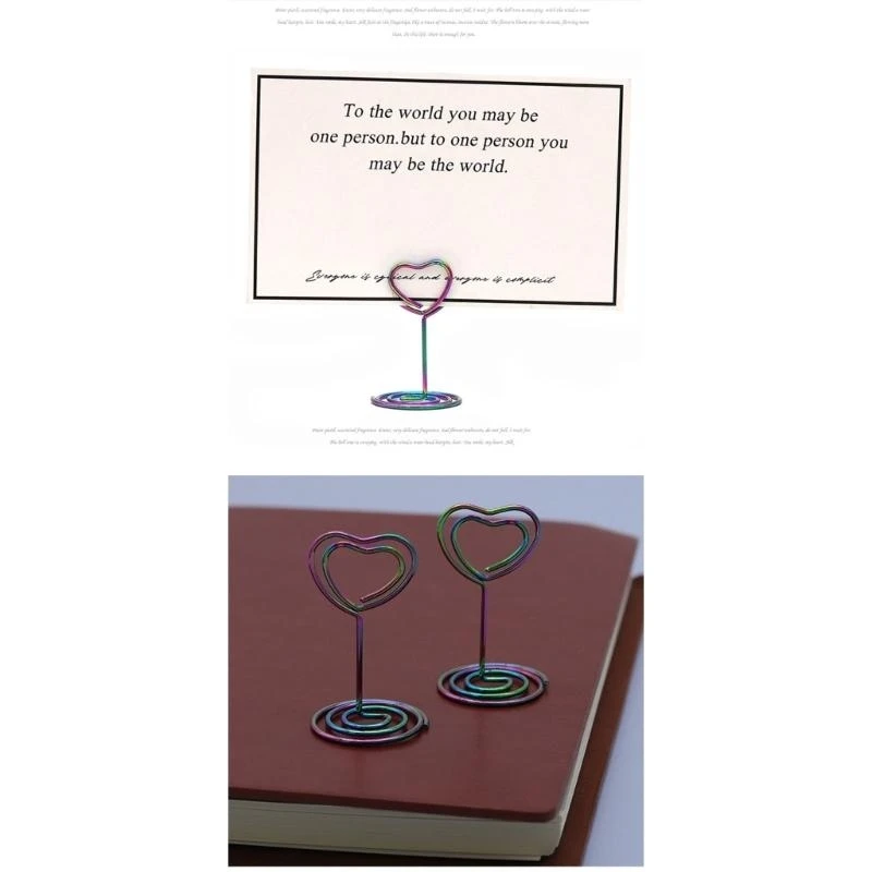 C7AB Pack Of 10 Creative Heart Shaped Metal Table Number Holders For Wedding Party
C7AB Pack Of 10 Creative Heart Shaped Metal Table Number Holders For Wedding Party