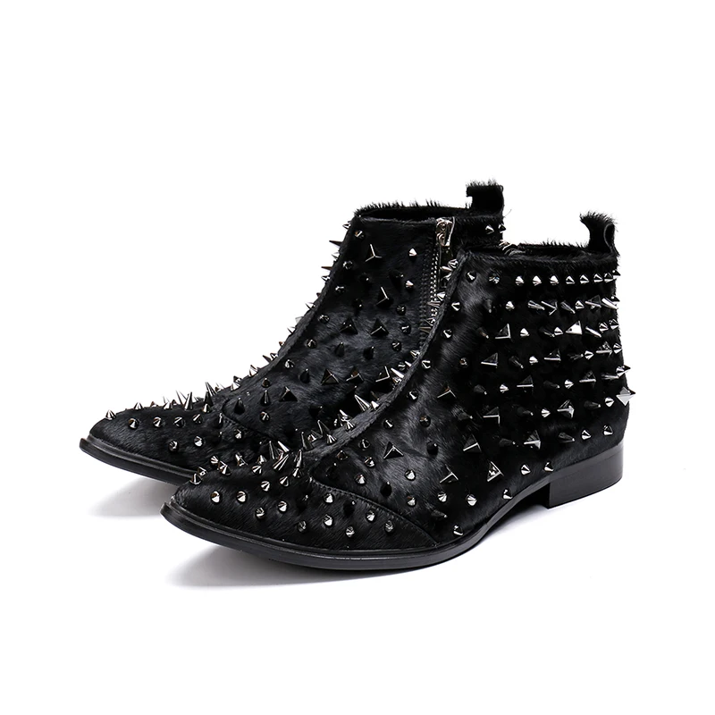 European and American Rivet Youth Trendy Boots Personalized Men's Dj Short Boots British Foreign Trade Leisure Business Boots
European and American Rivet Youth Trendy Boots Personalized Men's Dj Short Boots British Foreign Trade Leisure Business Boots