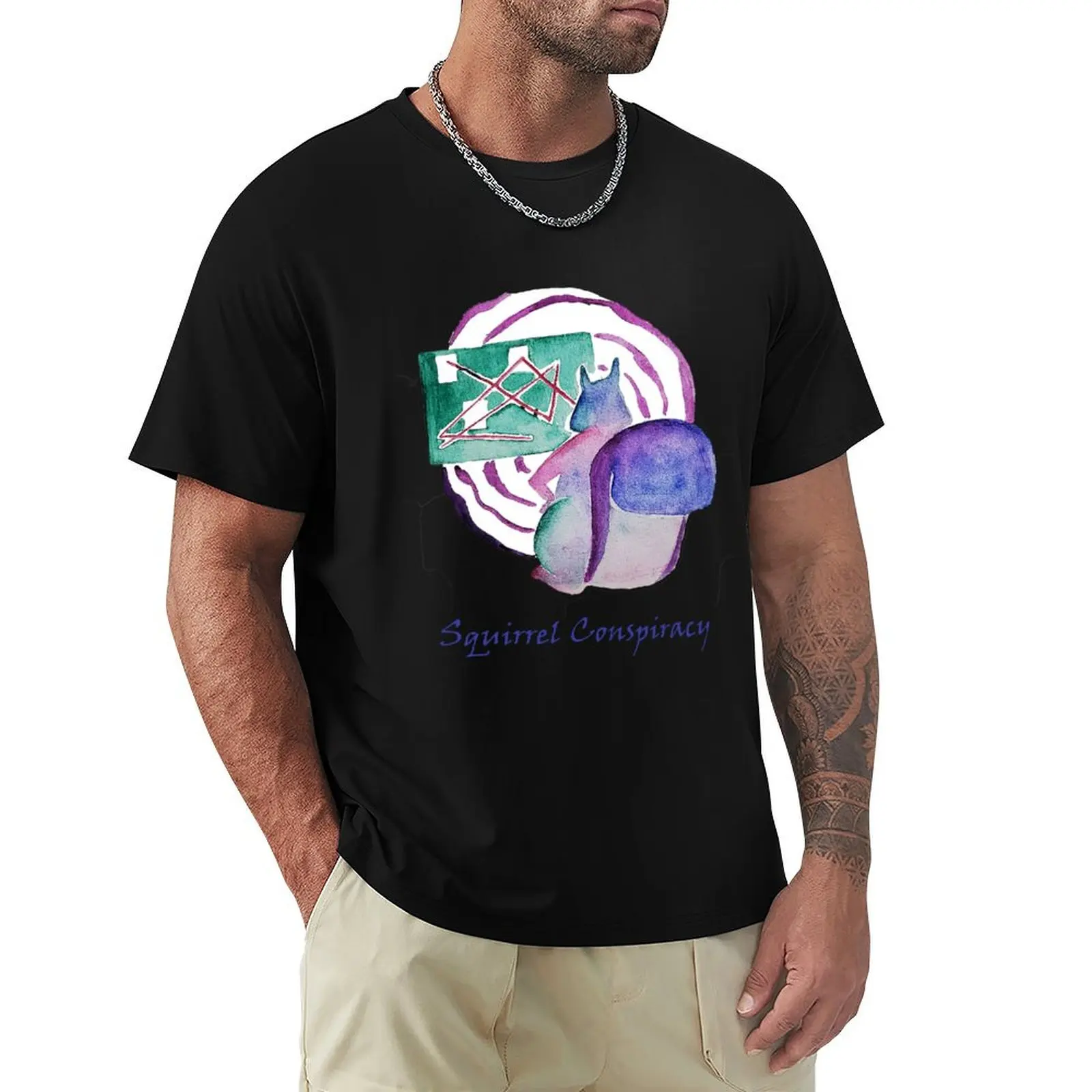 Squirrel Conspiracy T-Shirt No Iron Casual Short Sleeve Top
Squirrel Conspiracy T-Shirt No Iron Casual Short Sleeve Top