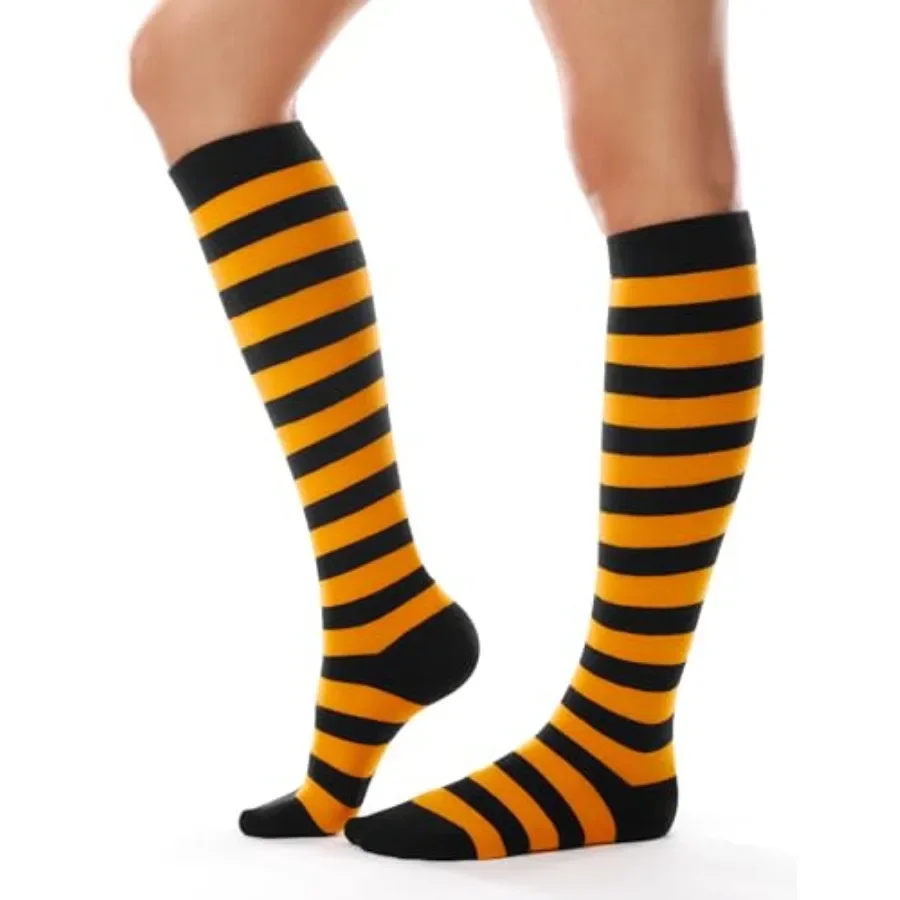 FITRELL Women's Knee High Socks Outdoor Sport Athletic Socks Casual Stripe Tube Socks 1-4 Pack
FITRELL Women's Knee High Socks Outdoor Sport Athletic Socks Casual Stripe Tube Socks 1-4 Pack