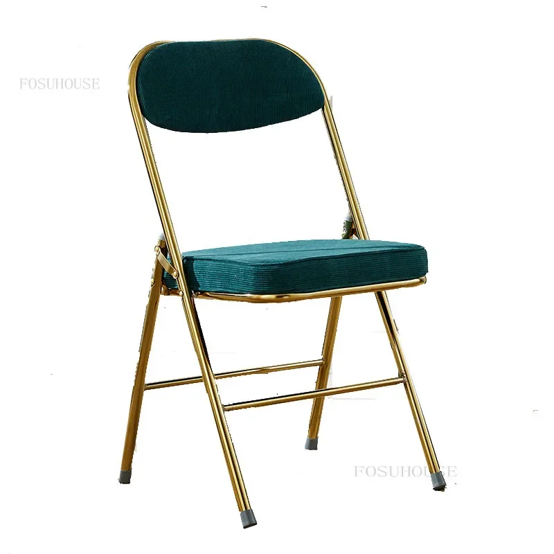 Retro Corduroy Dining for Kitchen Furniture Backrest Chair Neoclassical Design Creative Dining Room Folding Chair
Retro Corduroy Dining for Kitchen Furniture Backrest Chair Neoclassical Design Creative Dining Room Folding Chair