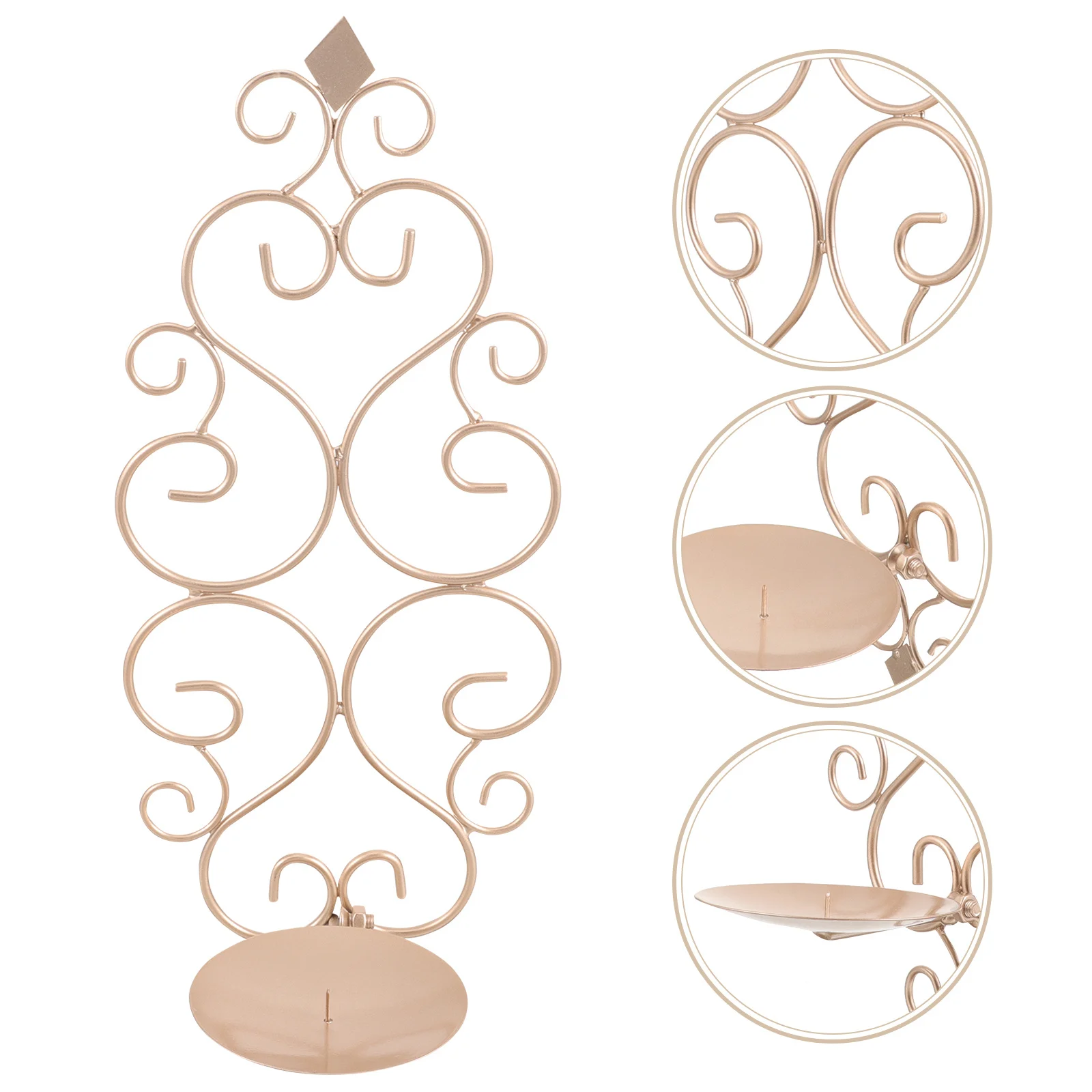 Iron Wall Sconce Holder Hanging Wrought Decorative Holder for Living Room Wall Decor Living Room Decor
Iron Wall Sconce Holder Hanging Wrought Decorative Holder for Living Room Wall Decor Living Room Decor