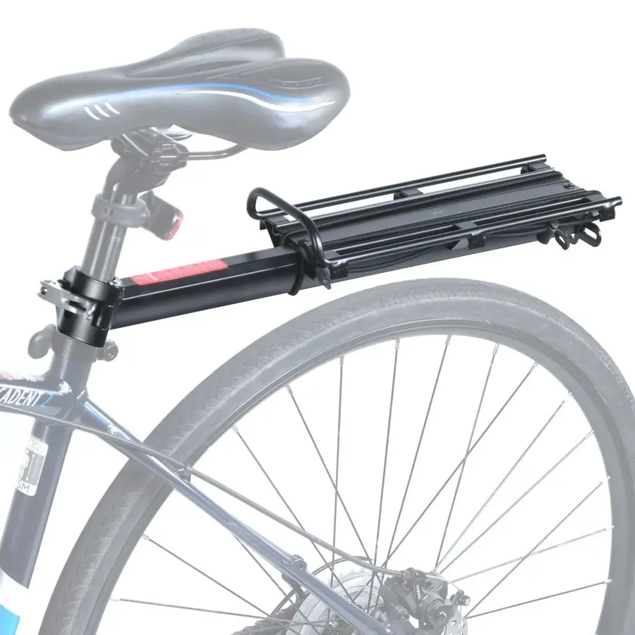 Bike Cargo Rack, Seatpost Mounted Bicycle Luggage Carrier with 20 LBs Weight Capacity for Trunk Bags
Bike Cargo Rack, Seatpost Mounted Bicycle Luggage Carrier with 20 LBs Weight Capacity for Trunk Bags