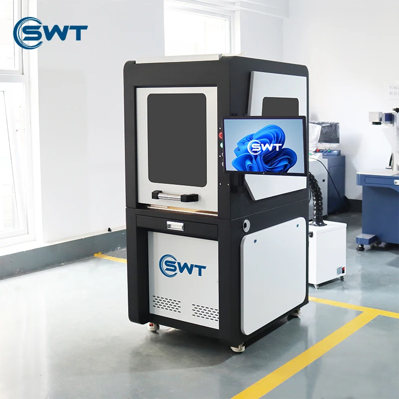 Hot Sell Fully Enclosed Laser Engraving Marking Machine for Seal Stamp Metal Stainless Steel Ear Tag Credit Card
Hot Sell Fully Enclosed Laser Engraving Marking Machine for Seal Stamp Metal Stainless Steel Ear Tag Credit Card