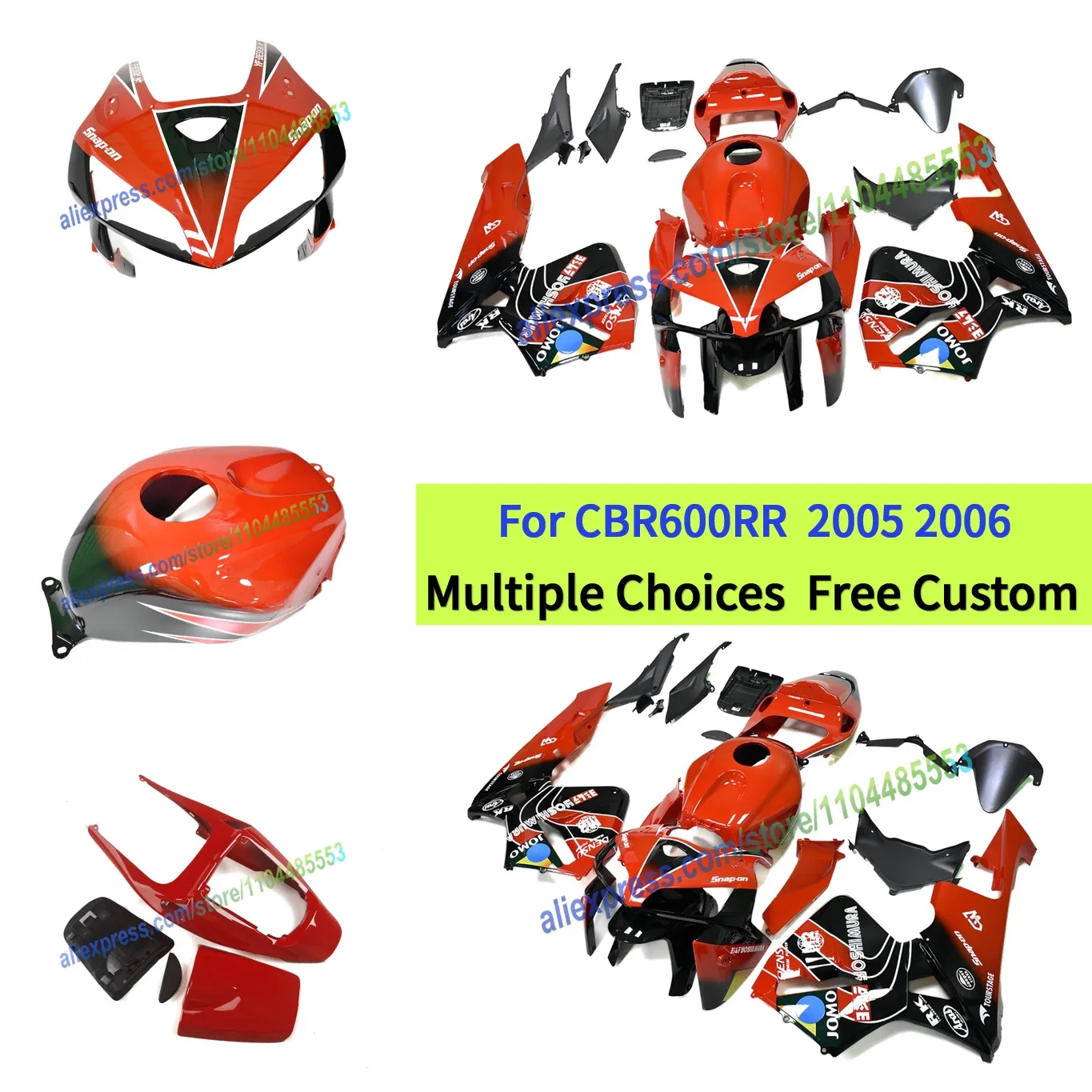 CBR 600RR Fairing kit For Honda CBR 600 RR CBR600RR 2005 2006 Motorcycle Accessories Red/Black Frame Protection Cowl
CBR 600RR Fairing kit For Honda CBR 600 RR CBR600RR 2005 2006 Motorcycle Accessories Red/Black Frame Protection Cowl