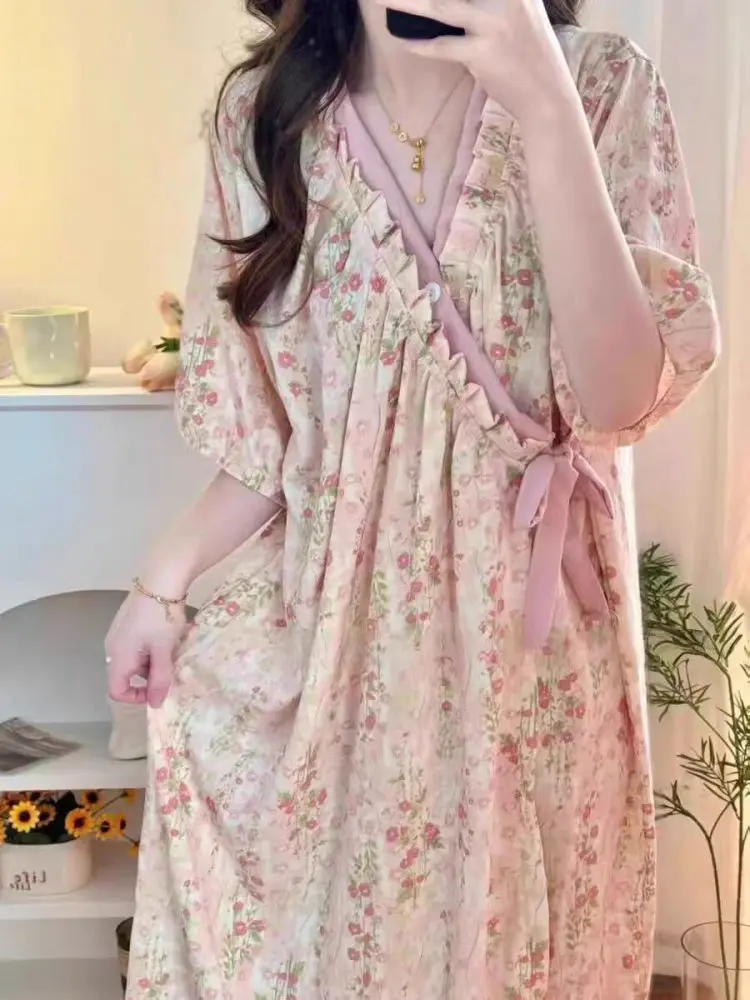 Новинка 2025, женский комбинезон ort Sve Monet Garden, средней длины, Pure Desire Sle Sp Dr, домашняя одежда, хлопок с облаком
Новинка 2025, женский комбинезон ort Sve Monet Garden, средней длины, Pure Desire Sle Sp Dr, домашняя одежда, хлопок с облаком