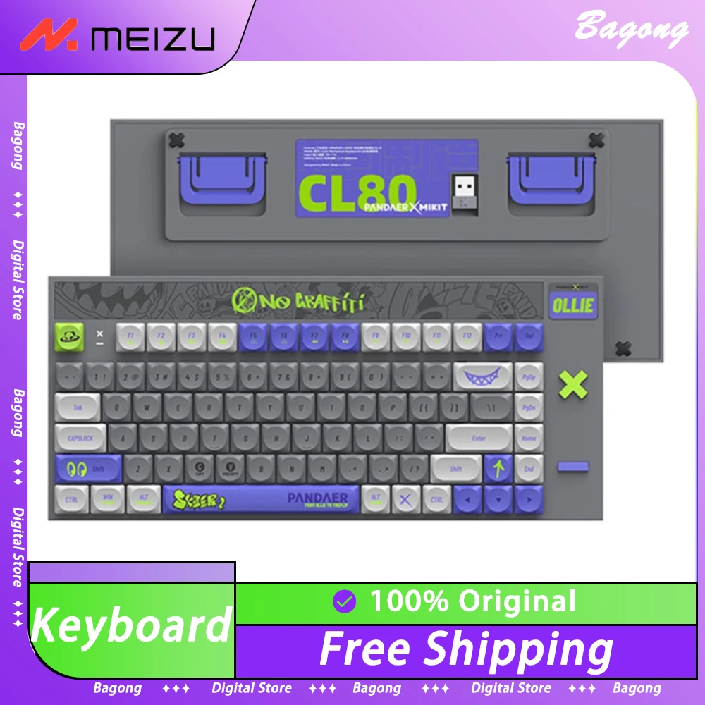 Meizu Pandaer MIKIT Mechanical Keyboard Three Mode RGB Light TTC Mini Keys Gamer Keyboard Light Weight Gamer Accessories MAC
Meizu Pandaer MIKIT Mechanical Keyboard Three Mode RGB Light TTC Mini Keys Gamer Keyboard Light Weight Gamer Accessories MAC